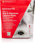 Frigidaire ReadyClean Probiotic Sink and Disposer Cleaner 6 Pods, Tablet, White, 6 Count