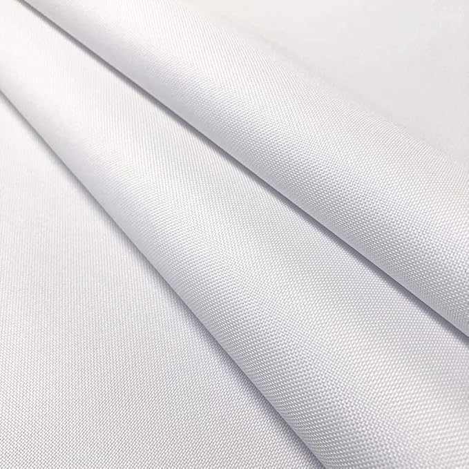 Ottertex Canvas Fabric Waterproof Outdoor 60" Wide 600 Denier Sold by The Yard (3 Yard, White)