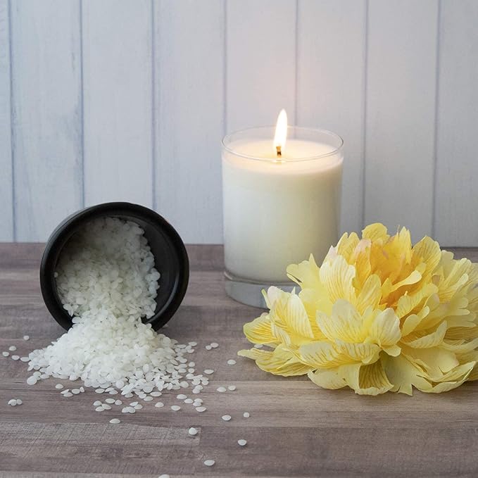 American Soy Organics Millennium Soy Beads for Candle Making - Natural Supplies - Paraffin-Free, Beeswax-Free Candle Wax for Container Candles, Tealights and Wax Melts, 10 lbs