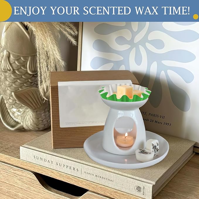 50 Pcs Wax Melt Liners, Wax Melt Warmer Liners, Leakproof & Reusable Wax Melt Cups for Wax Burner, Wax Melters, Candle Warmers, Scented Wax, Plug Warmers, Electric Wax Warmers, Green
