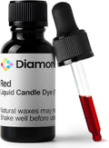 Red Liquid Candle Dye (1 oz) - Made in the USA - Safe and Easy to Use - Pure and Simple Ingredients - Candle Making Supplies for Soy, Paraffin, Palm or Gel Wax - 10 Vibrant Colors to Choose from
