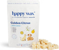 Happy Wax Golden Citrus Wax Melts for Pet Owners – Odor Eliminating, Calming, Pet-Safe, Non-Toxic, Dye-Free, Perfect for Use with Wax Warmers - 4 oz Pouch