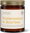 Butterscotch & Bourbon Scented Candle, Many Scents to Choose from, All Natural Non-Toxic Soy Wax, Handmade in The USA (Butterscotch & Bourbon)