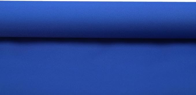 Mybecca Waterproof Canvas Marine Fabric 600 Denier Indoor/Outdoor PU Backing UV Protector Royal Blue 1 Yard