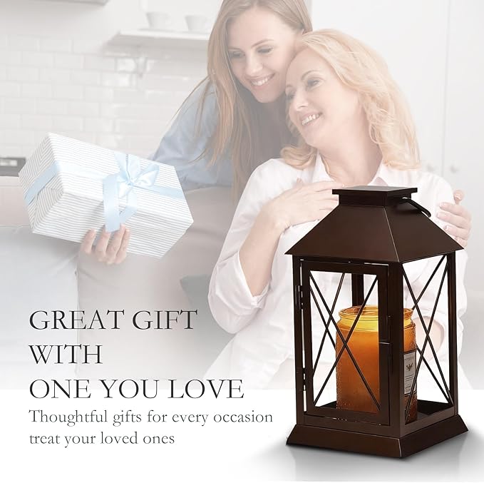 Candle Warmer Lamp with Timer Dimmable,Electric Candle Lamp Warmer for Jar Candles,Large Candle Warming Lamp,Fully Enclosed Designed and Hanging Up-Coffee Gold
