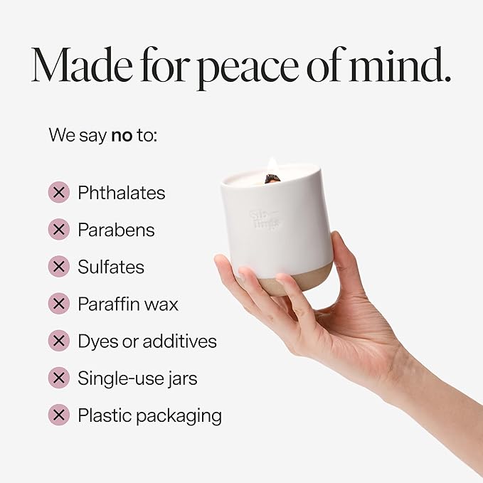 Siblings Candle Refill Kit – DIY Coconut Soy Wax Candle Making Kit for Reusable Vessels – Wooden Wick – Farm Tomatoes Scent – 60 Hour Burn