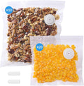 30 Upgraded Reusable Vacuum Seal Bags For Food + 2 Clips, 20p 8"X8" + 10p 10"X11", BPA Free, 5X Longer Fresh, for Sous Vide, Freezer, Microwave, Odor-Resistant, Leak-Proof | More Reusable, Easier To Clean, vacuum-retentive