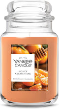 Yankee Candle Honey Clementine Scented Candle, 22oz Large Jar with up to 150 Hour Burn Time, Giftable