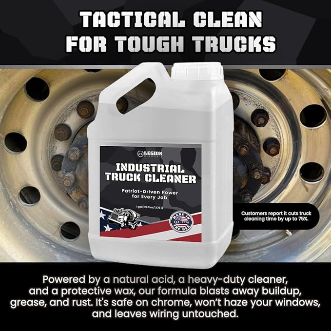 Industrial Truck Cleaner – Tough on Road Grime, Gentle on People and Equipment, 1-Gallon Jug