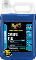 Meguiar's Shampoo Plus, Lubricating Car Wash Soap Lifts Dirt and Grime Off Car Surfaces, Cleans Paint Without Swirling or Scratching, Deepens Gloss and Boosts Shine, 1 Gal