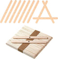 BEADNOVA Candle Wick Holders for Candle Making Wooden Wick Holder 50 pcs Centering Device Bar for DIY Making