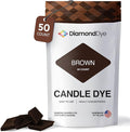 Brown Candle Dye - Made in The USA - Premium Colorants - Highly Concentrated - Popular Colors for Paraffin or Soy Wax - Great for Professionals or Hobbyist - 50 Dye Chips