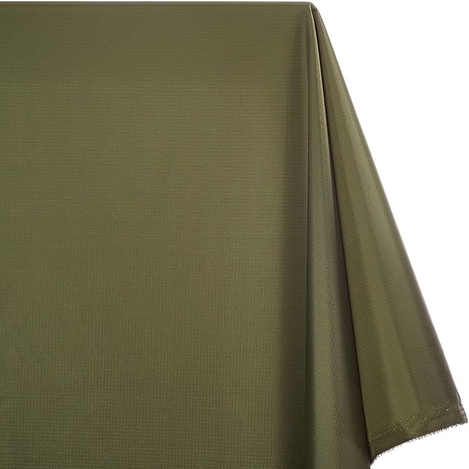 Ottertex Nylon Ripstop Fabric Waterproof Heavy Duty Outdoor Lightweight By The Yard Wholesale - Army Green (5 Yards)