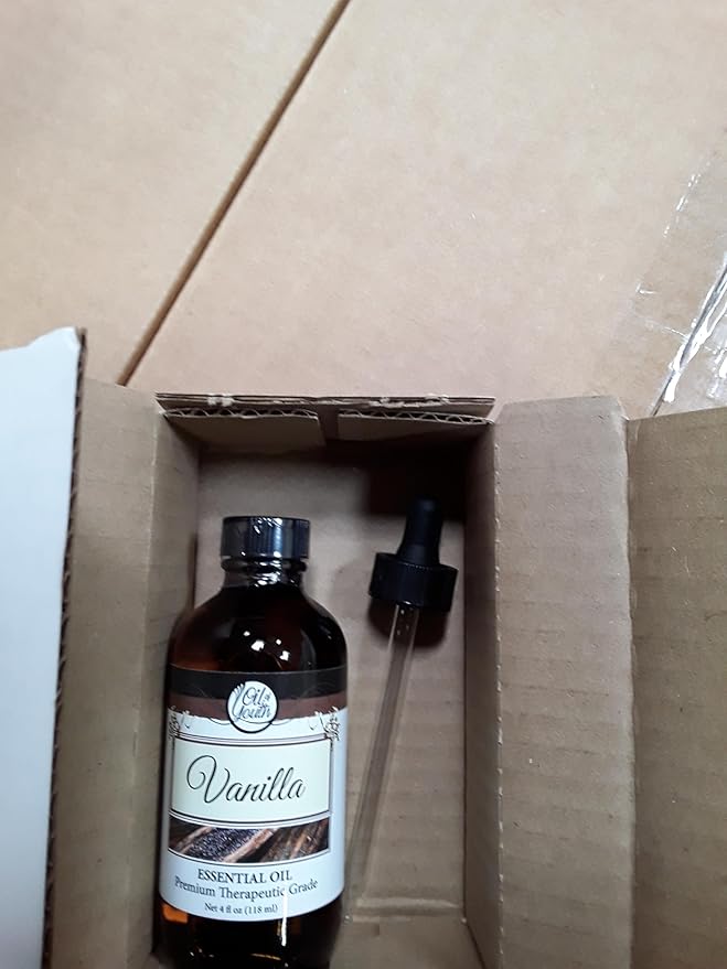 Oil of Youth Vanilla Essential Oil 4oz – Aromatherapy Oil for Candle Making, Diffuser & More