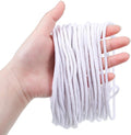 Nuanchu 29.5 Feet 0.1 inch/ 2.6 mm Oil Lamp Wicks, Round Cotton Replacement Candle Wicks, for Kerosene Alcohol Lamp Lantern Candle Burner Stove Lighting and Decoration