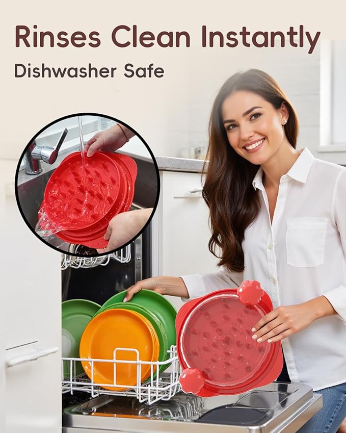 XL 11.5” Chicken Shredder, Large Pro Meat Shredder Tool Twist with Ergonomic Handle, Strong Non-Slip Base, Dishwasher Safe, Kitchen Chicken Grinder for Ground Food, Vegetables, Red