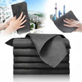 Magic Cleaning Cloth, Microfiber Cleaning Cloth, Reusable, Lint Free, Streak Free, Absorbent & Machine Washable Multipurpose for Cars, Windows, Glass, Mirrors & Kitchen (11.8×11.8in, 5pcs)