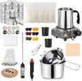 LCPKUTTR Candle Making Kit,DIY Starter Soy Candle Making Supplies/Kit,with 900ml Candle Make Pouring Pot, Candle Wicks, Wicks Sticker, Wicks Holder,Soy Candle Wax TH0JY-1210
