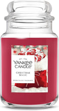 Yankee Candle Christmas Magic Scented Candle, 22oz Large Jar, Up to 150 Hour Burn Time, Giftable