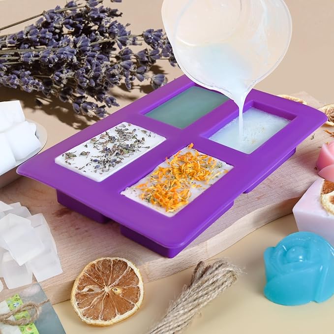 Jcoos Soap Making Kit, Soap Making Kit for Adults, Teen- Shea Butter Glycerin Melt and Pour Base, Molds, Dye, Fragrances, Dried Flowers, DIY Craft for Beginners Women,Gift Boxes for Mother's Day