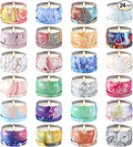 Scented Candles Gifts Set 24 Pack Soy Wax Travel Tin Jar Candles for Home 2.5 OZ jar Candles for Mom for Christmas, Birthday, Thanksgiving, Mother's Day