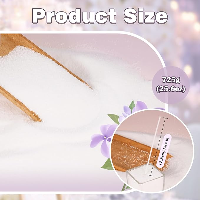 SCENTORINI Pearled Candle, White Candle Sand with 15 Wicks, 1.6 lb Unscented Sand Wax DIY, Refillable for Candle Making Kit, Weddings,Party,Valentine's Day Gifts
