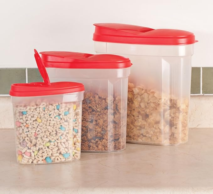 WalterDrake Pour and Store Plastic Dispensers Set of 3