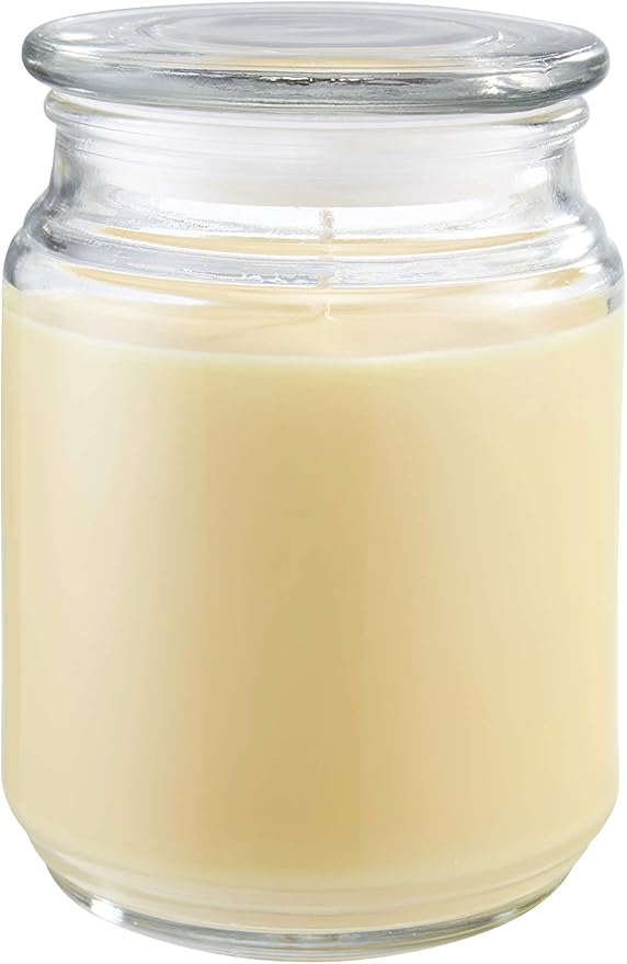 Candle-lite Scented Candles, Tropical Fruit Medley Fragrance, One 18 oz. Single-Wick Aromatherapy Candle, Yellow Color