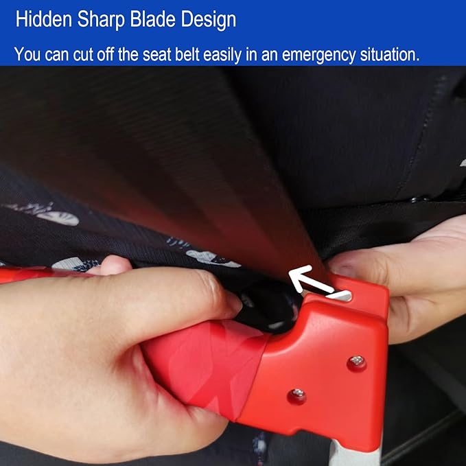 2 Pack Car Door Handle for Elderly, 3-in-1 Multifunctional Handle Assist, Ultra Grip Mobility Handle for Car, Portable Vehicle Support Door Assist Bar, Max Load 500 Lbs, Anti-Slip Design, Orange