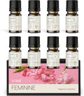 VINEVIDA [Set of 8] Feminine Scents for Candle Making, Made in USA Candle Fragrance Oil, Soap Making Essential Oils, Diffuser Oil Scents