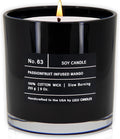 Lulu Candles | Passionfruit Infused Mango | Highly Scented Premium Candles in Giftable Box for Home and Office | Vegan Soy Blend Jar Candle with 100% Cotton Wick | Slow Burning & Long Lasting (9 Oz.)