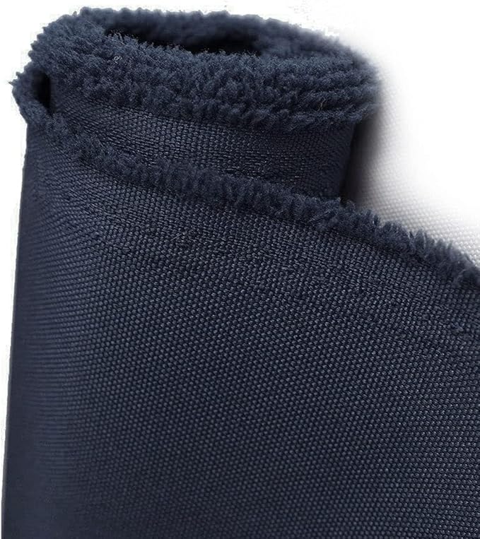 Foreate Waterproof Canvas Fabric by The Yard 600D Upholstery Fabric for Chairs 58" Wide Indoor Outdoor Water Resistant Canvas Polyester Material Sewing DIY Cloth, 3 Yards Navy Blue