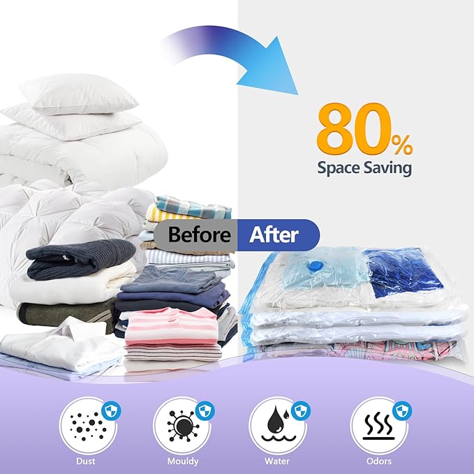 HOTBAG Electric Air Pump for Vacuum Storage Bags, Portable Travel Vacuum Pump Compressing Clothing Vacuum Seal Pump for Various Vacuum Seal Bags Purple(Storage Bag Not Included)