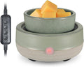 Candle Wax Melt Warmer with Timer Ceramic Electric Wax Melt 4-in-1 Oil Burner Adjusting Temperature Fits Yankee Large Jar Scented Candle for Home Decor Birthday Gifts for Women Mom Grandma Girls Green