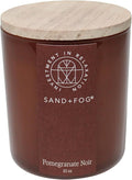 Sand + Fog Scented Candle - Pomegranite Noir – Additional Scents and Sizes – 100% Cotton Lead-Free Wick - Luxury Air Freshening Jar Candles - Perfect Home Decor – 10oz