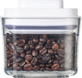 Food Airtight Containers storage with Lids One Button Open/POP UP/Kitchen Storage Organization for Coffee Tea Brown Sugar Cereals 350ml x 1