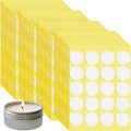 2400PCS Candle Wicks for Candle Making, Candle Wick Stickers, Heat Resistance Double-Sided Stickers with The Little ”Tail “, Stickers for Candle Making