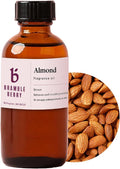 Bramble Berry Almond Fragrance Oil 2 oz | Sweet Marzipan and Amaretto Scent for Soap Making, Candles, Lotion, Bath Bombs & Perfume | Skin Safe, Vegan, Paraben & Phthalate Free, DIY Craft Essential