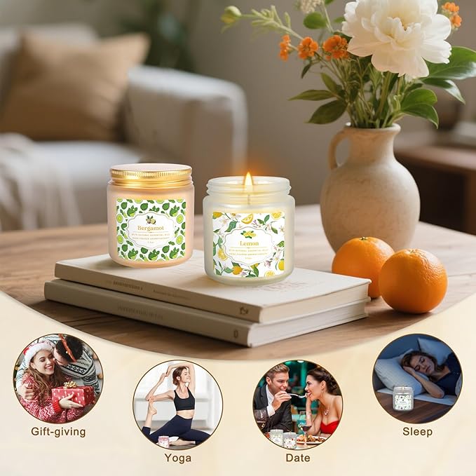 12 Pack Scented Candles with Added Natural Essential Oils, 3.05oz, Suitable for Various Festivals, Parties, Yoga, and Home Scene