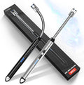 KTEBO 2 Pack Plasma Arc Electric Candle Lighters Rechargeable, Flexible Gooseneck (Black+Sliver)