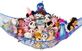 Lilly's Love Large Stuffed Animal Hammock | Corner Hanging Organizer, Toy Storage, Stuffed Animal Storage Net | Made From High Quality Fishing Net, Holds 12lbs | 79"x63"x63" (Blue)
