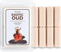 TRUMIRI Exotic Oud Scented Wax Melts - Made with Non Toxic Soy Wax and Essential Oils - Long Lasting Strong Scent for Men Candle Wax Cubes Tarts for Warmers