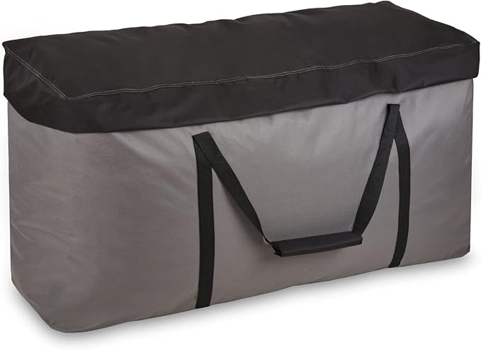 Rachmi Cushion Storage Bag (152 Gal) 60 Inch with Zipper & Padded Handle, Outdoor Oversized Heavy Duty 600D Water-resistant Moving Bag, (60"Wx20"Dx29"H, Extra Large)