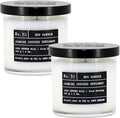 Lulu Candles | Jasmine Infused Bergamot | Luxury Scented Soy Jar Candle | Hand Poured in The USA | Highly Scented & Long Lasting- 6 Oz. 2 Pack