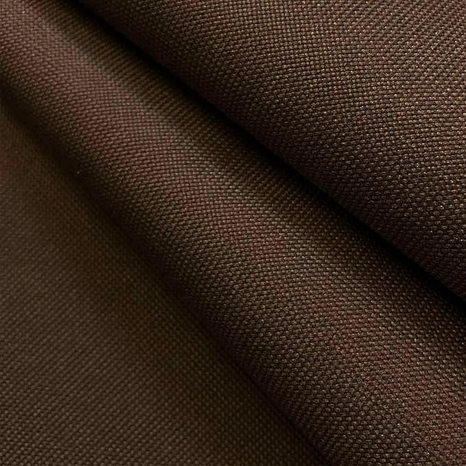 Waterproof Canvas Fabric by The Yard 58inch 600D Upholstery Material Polyester Fabric Outdoor Water Resistant Fabric for Sewing Chair Patio Cushion Purse Bag Interior, Pre Cut 3 Yard Brown