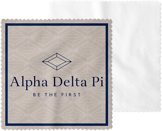 Alpha Delta Pi Eyeglass Cleaner & Microfiber Cleaning Cloth (Alpha Delta Pi - 4)