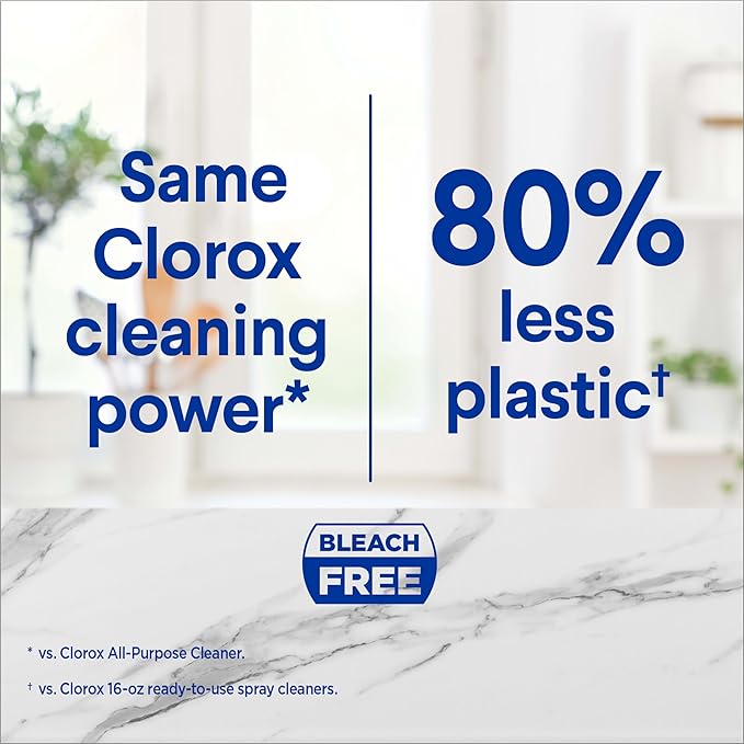 Clorox Multi-Purpose Spray Refill, Household Essentials, 3x1.125fo Concentrated Refills