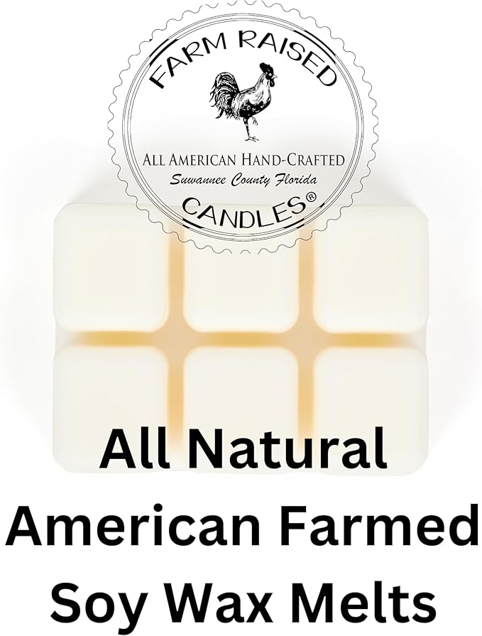 Farm Raised Candles Resort 5 Pack Variety Soy Wax Melts – Fresh from the Farm Scented Wax Cubes for Warmers – 5 Hotel & Spa Inspired Fragrances – Farm Fresh Wax Melts – USA Made