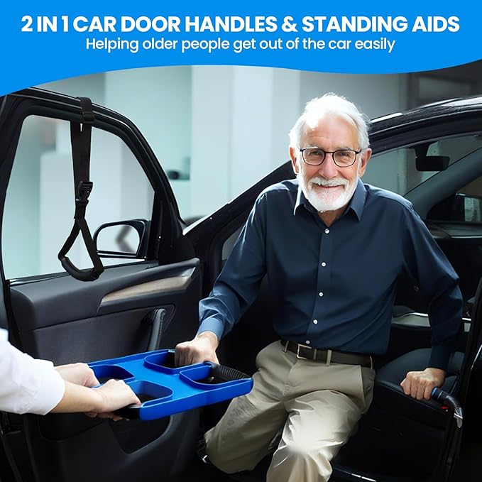 Lift Assist Standing Aid for Elderly: Portable Lift Aid Bar with No-Slip Grip Handle - Standing Aids & Supports Up to 450 lbs - Lifting Assists device to Transfer Elderly, Seniors, Handicap, 3PCS
