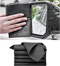 5PCS Thickened Magic Cleaning Cloth, 12"×12" Microfiber Cleaning Cloth Streak Free Polishing Towel, Reusable Lint Free Cleaning Rags for Car Mirror Glass Window TV Screen